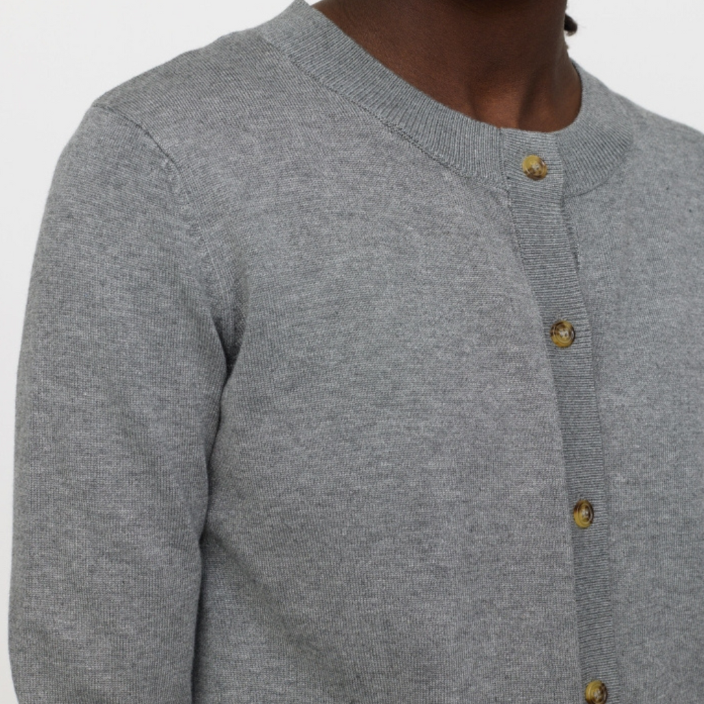 SOFT REBELS - CARDIGAN - MARLA SR120-213 - MEDIUM GREY MELANGE