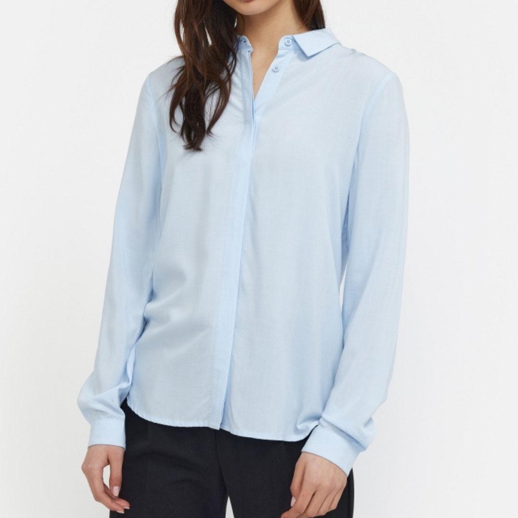 SOFT REBELS - SKJORTE - FREEDOM SR420-740 - CASHMERE BLUE