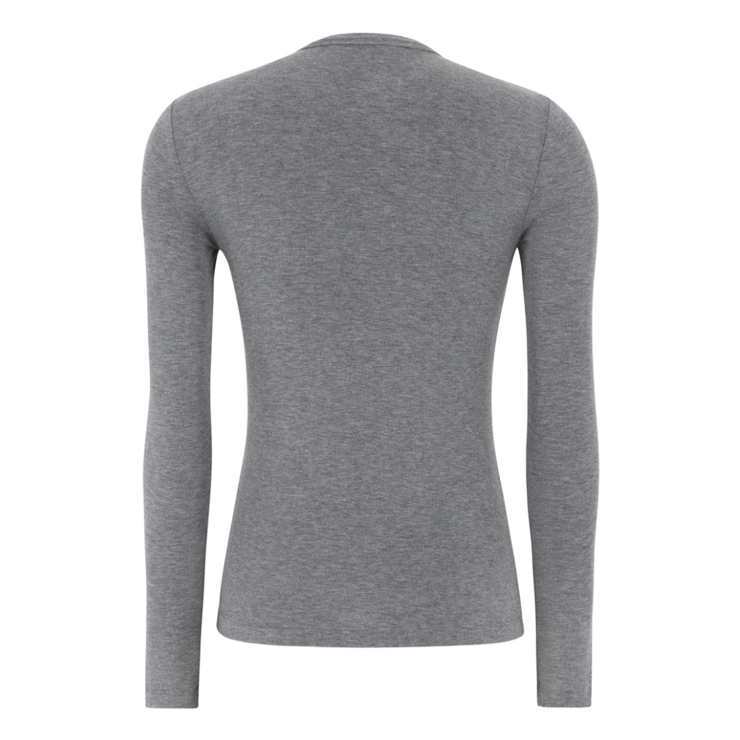 SOFT REBELS - BLUSE - ROMAN SR424-300 - MEDIUM GREY MELANGE