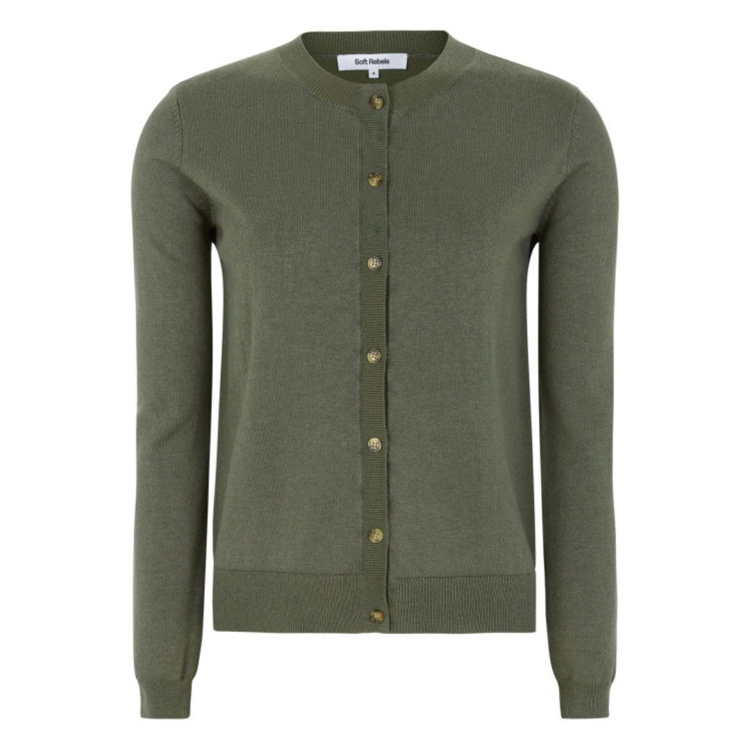 SOFT REBELS - CARDIGAN - MARLA SR120-213 - TEA LEAF