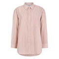 SOFT REBELS - SKJORTE - VERONICA SRX248-705 - ARCTIC WOLF/RACING RED STRIPES