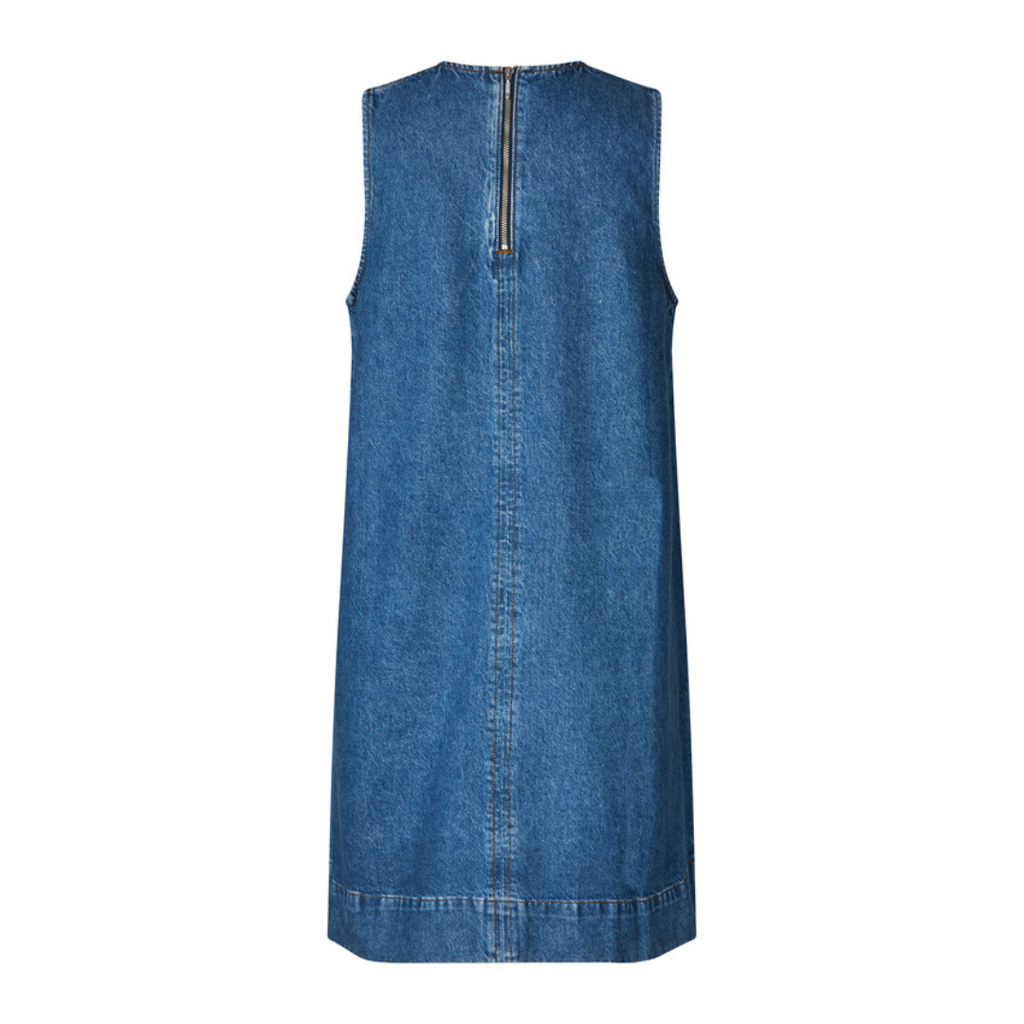 GLOBAL FUNK - DENIMKJOLE - RHIANN 58430222 - VINTAGE BLUE WASH