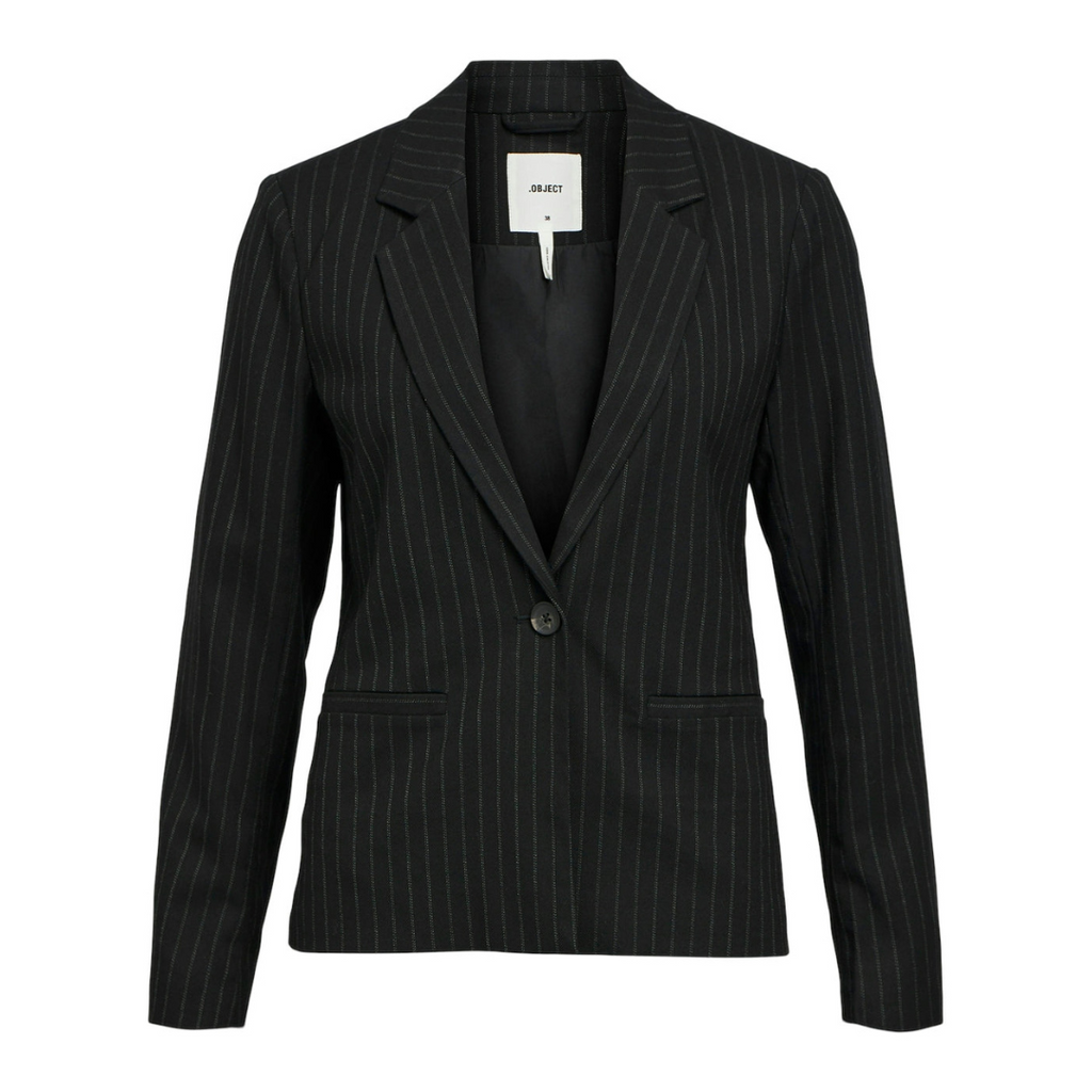 OBJECT - BLAZER - LISA 23044564 -  BLACK/GREY STRIPES