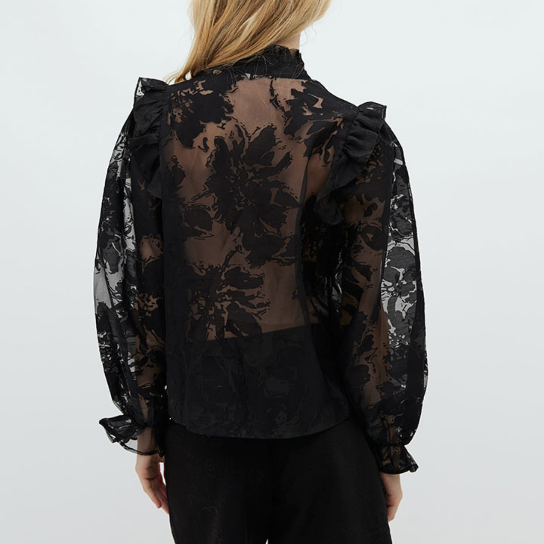 MBYM - BLUSE - RELENA TREVIAN 58909518 - SORT