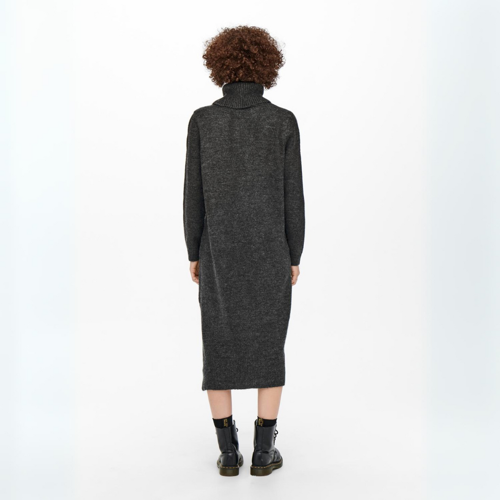 ONLY - STRIKKJOLE - BRANDIE 15214595 - DARK GREY MELANGE