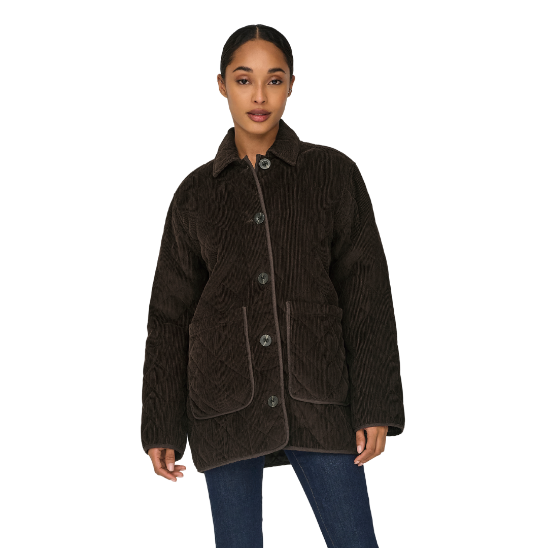 ONLY - JAKKE - MARTA 15325967 - MOLE QUILT CORDUROY