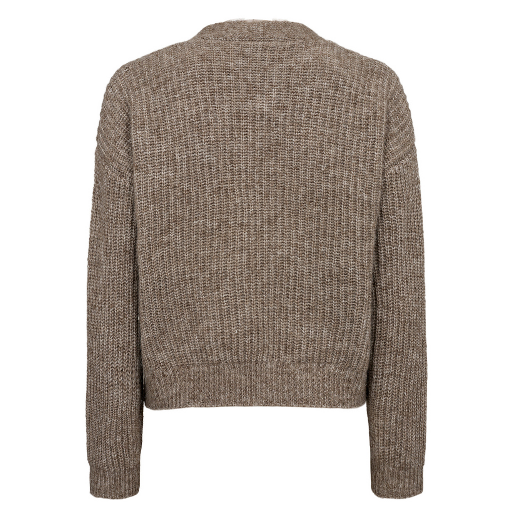 NÜMPH - CARDIGAN - ZINDI 704757 - FOSSIL MELANGE