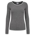 NÜMPH - BLUSE - PIPPA 704797 - MEDIUM GREY MELANGE