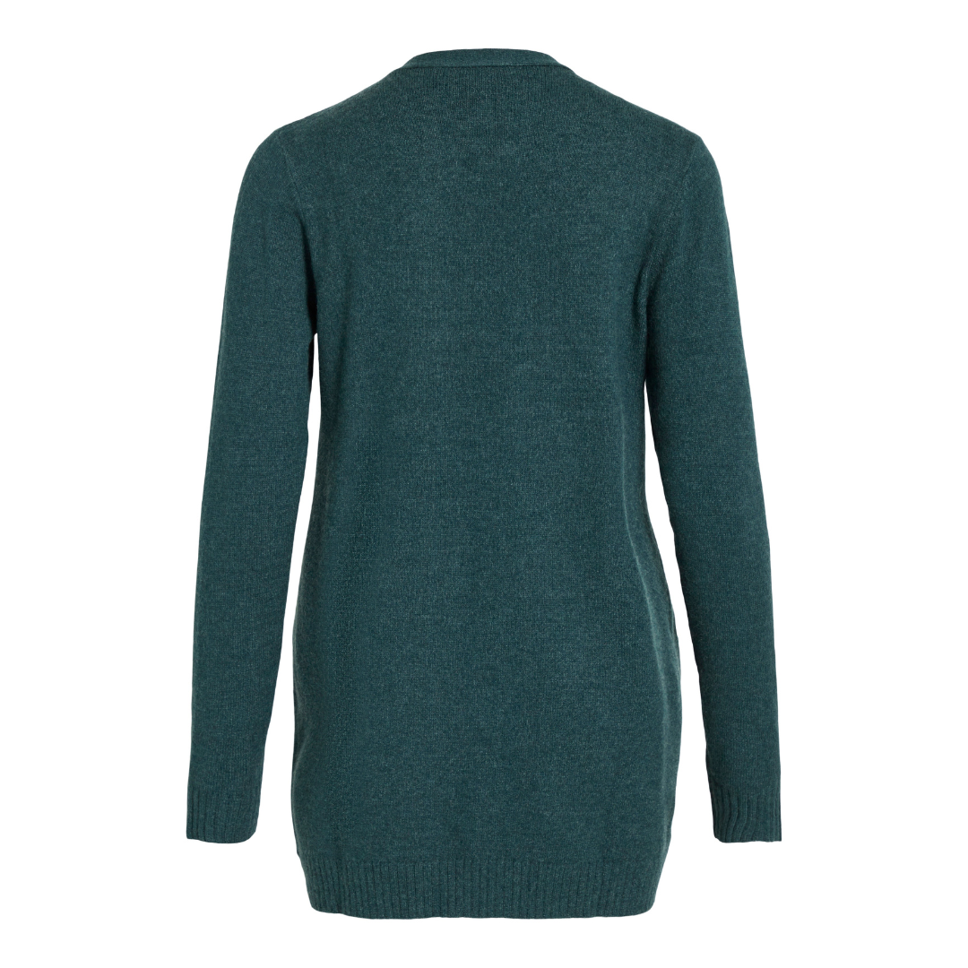 VILA - CARDIGAN - RIL 14044041 - PINENEEDLE DARK MELANGE