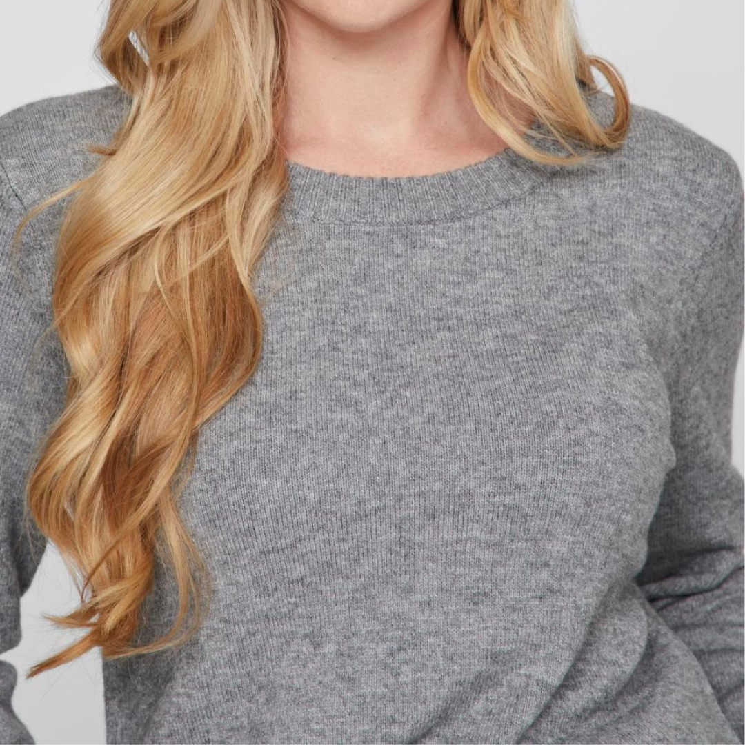 VILA - STRIK - RIL 14054177 - MEDIUM GREY MELANGE