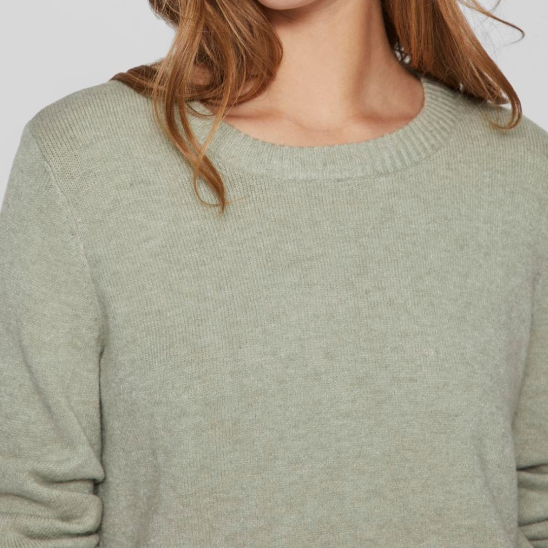 VILA - STRIK - RIL 14054177 - OIL GREEN MELANGE