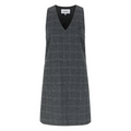 SOFT REBELS - SPENCERKJOLE - ANNIE SR524-730 - CHECKED GREY MELANGE