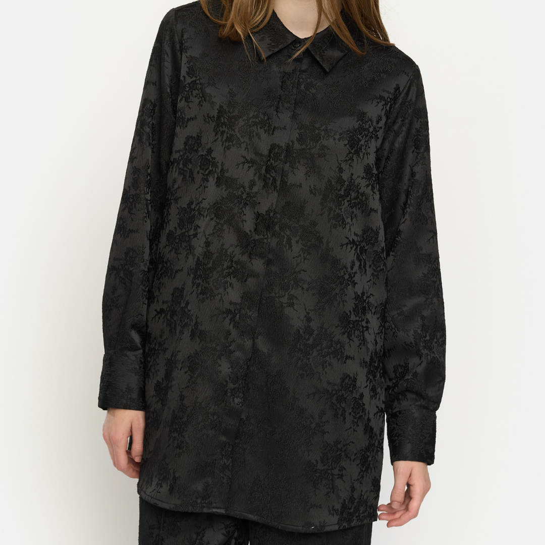 SOFT REBELS - SKJORTE - LEILANI SR624-703 - SORT