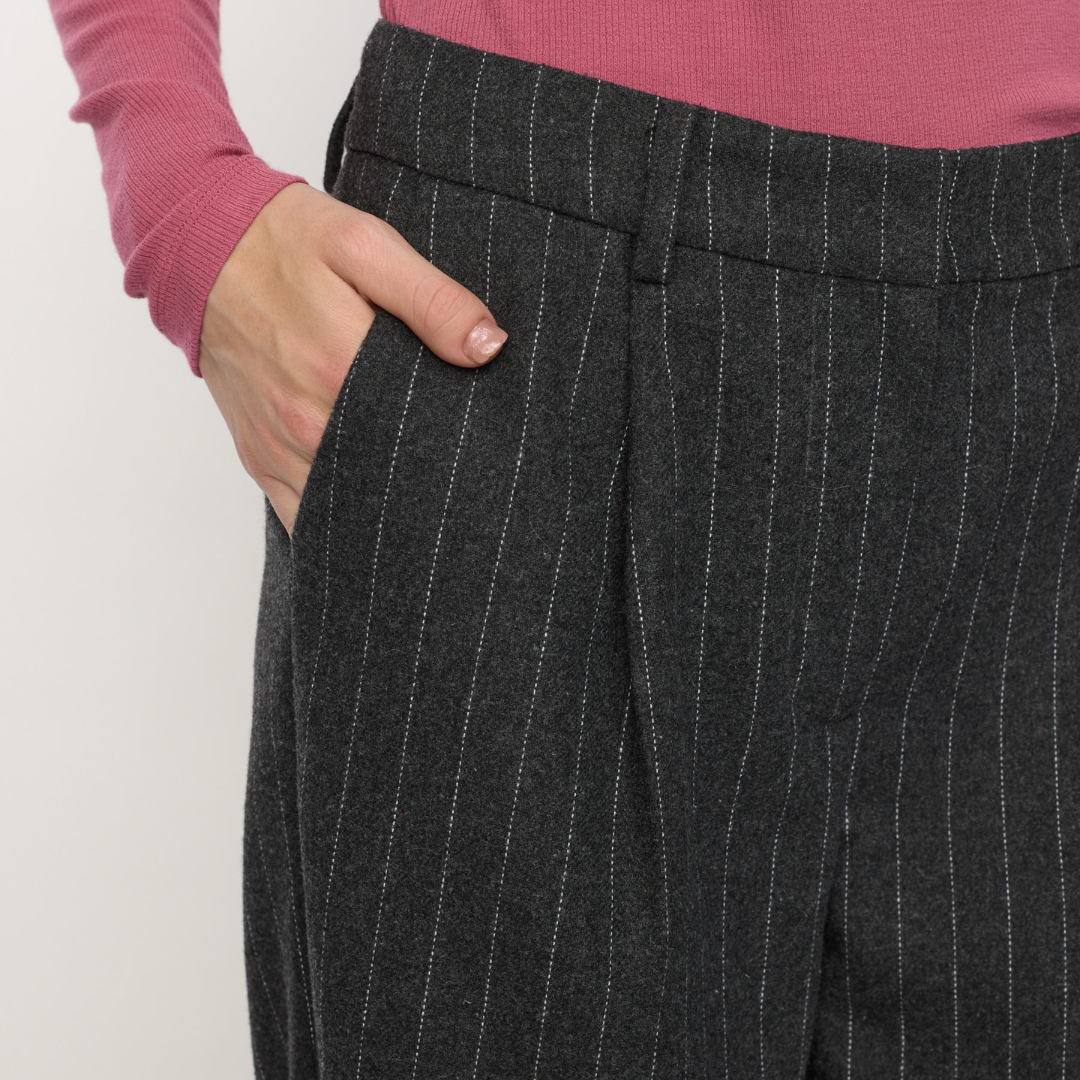 SOFT REBELS - BUKS - EMERY SR624-718 - DARK GREY MELANGE
