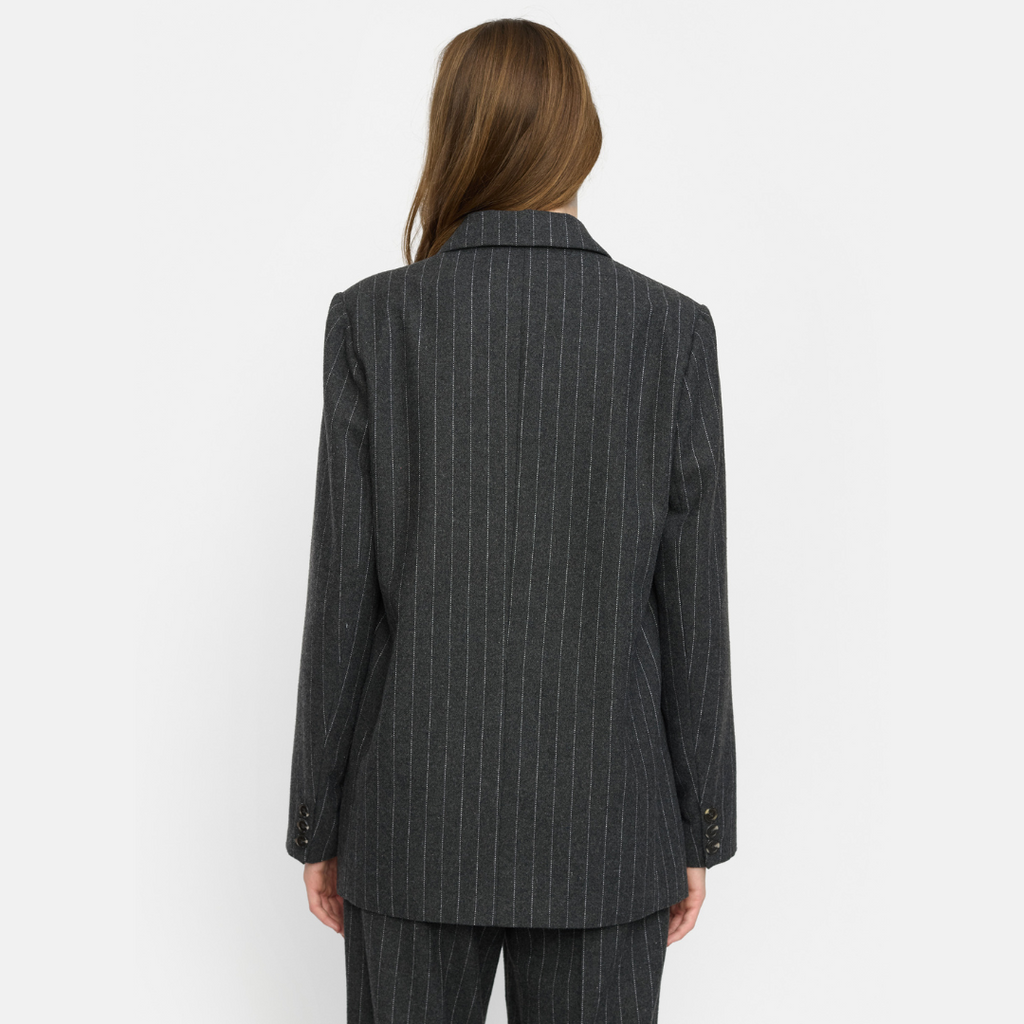 SOFT REBELS - BLAZER - EMERY SR624-717 - DARK GREY MELANGE
