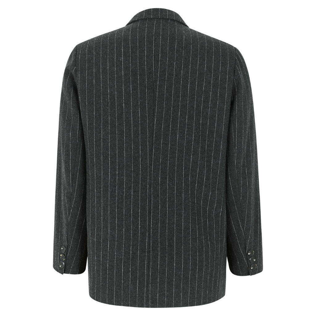 SOFT REBELS - BLAZER - EMERY SR624-717 - DARK GREY MELANGE