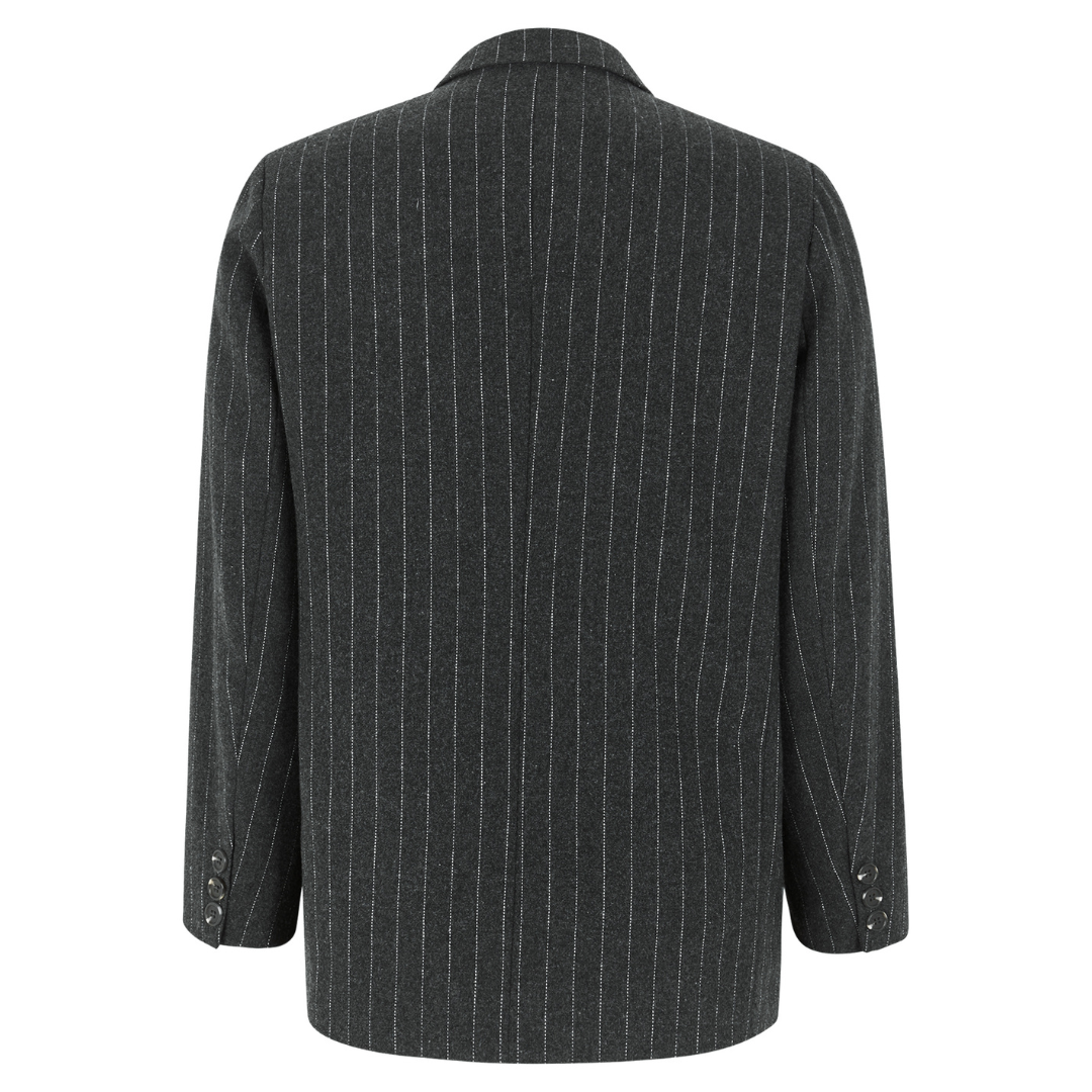 SOFT REBELS - BLAZER - EMERY SR624-717 - DARK GREY MELANGE