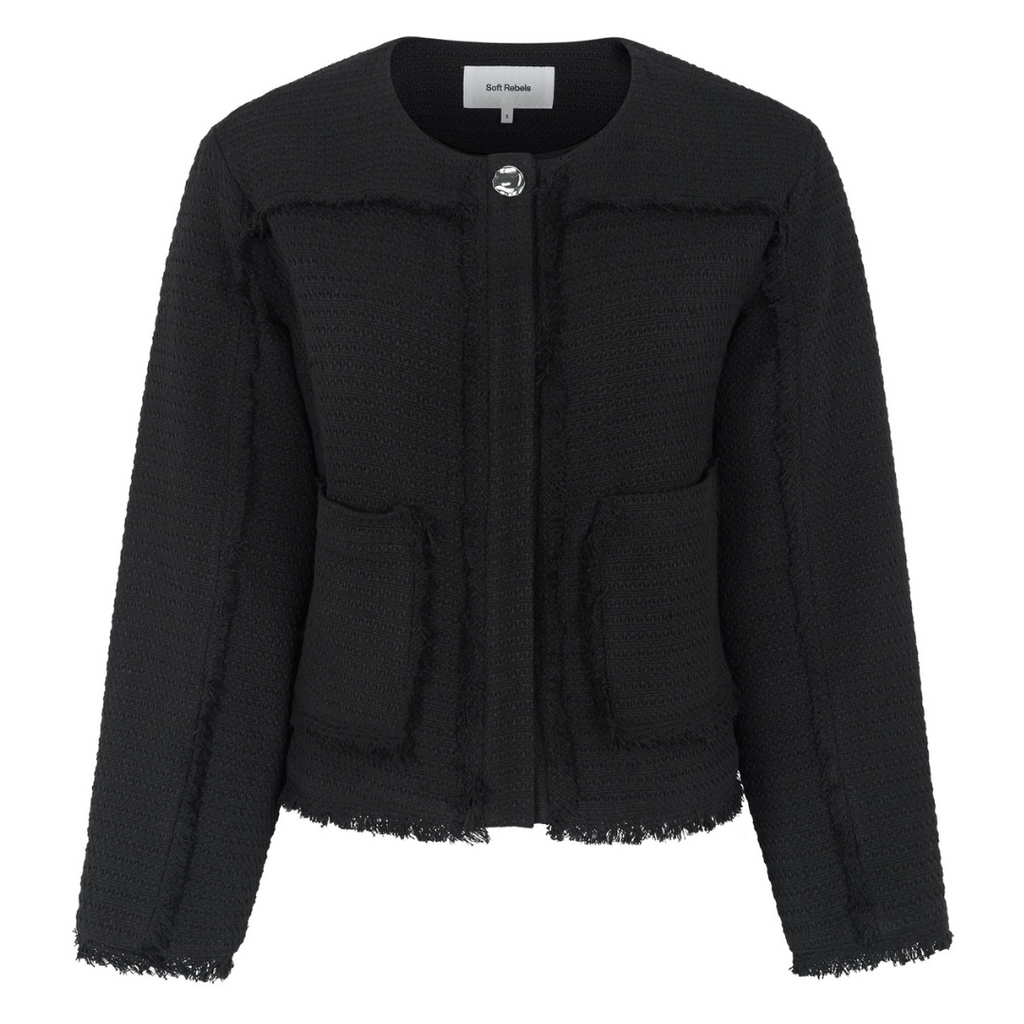 SOFT REBELS - JAKKE - LYDIA SR624-719 - SORT