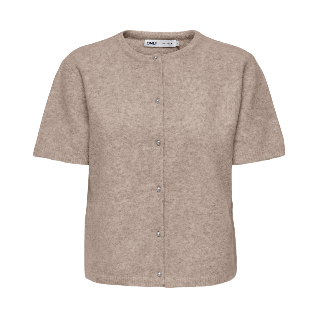 ONLY - CARDIGAN - ELLA 15347242 - SIMPLY TAUPE MELANGE