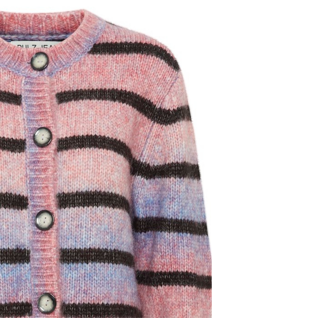 PULZ - CARDIGAN  - MARINA 50208185 - CALYPSO CORAL
