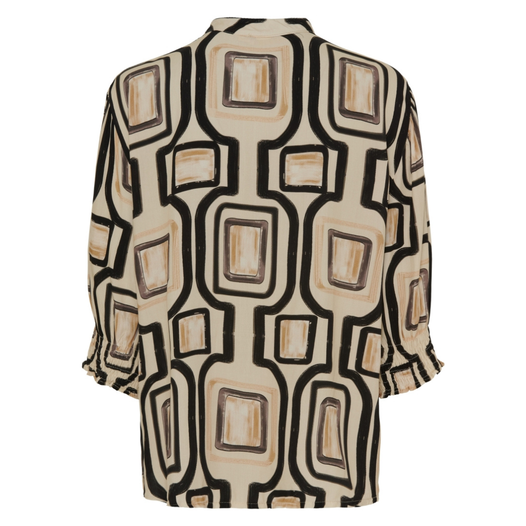 MARTA DU CHATEAU - BLUSE - UNNUR 6317 - BEIGE FW 10112
