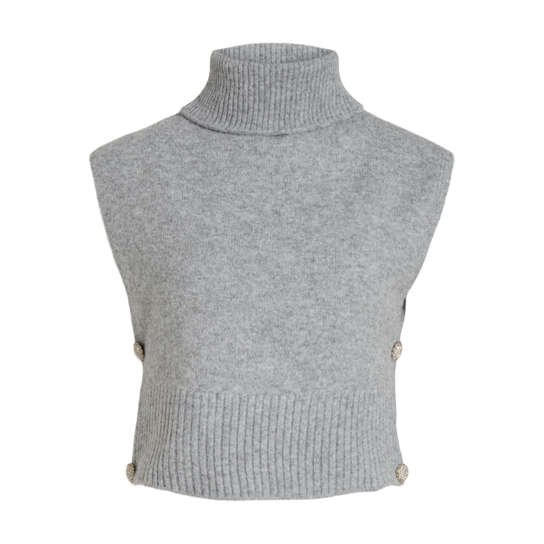 VILA - KRAVE - LYLA 14089425 - LIGHT GREY MELANGE