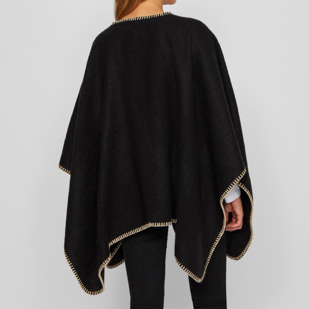 VILA - PONCHO - SANTEL 14099617 - SORT