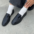 COPENHAGEN SHOES - LOAFERS - HISTORY WIBES PLAIN CS8103 - SORT