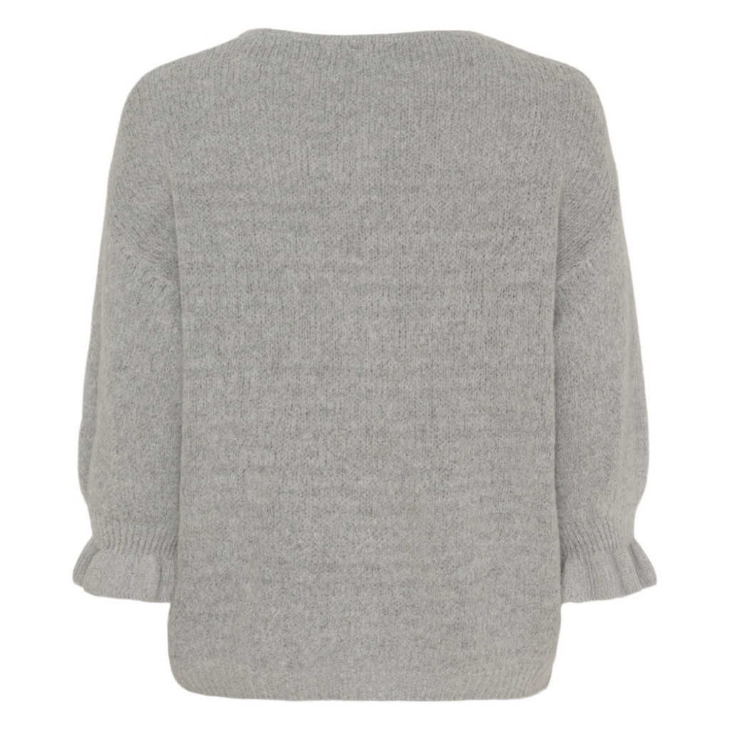 MARTA DU CHATEAU - CARDIGAN - JULIANA 2413 - LIGHT GREY