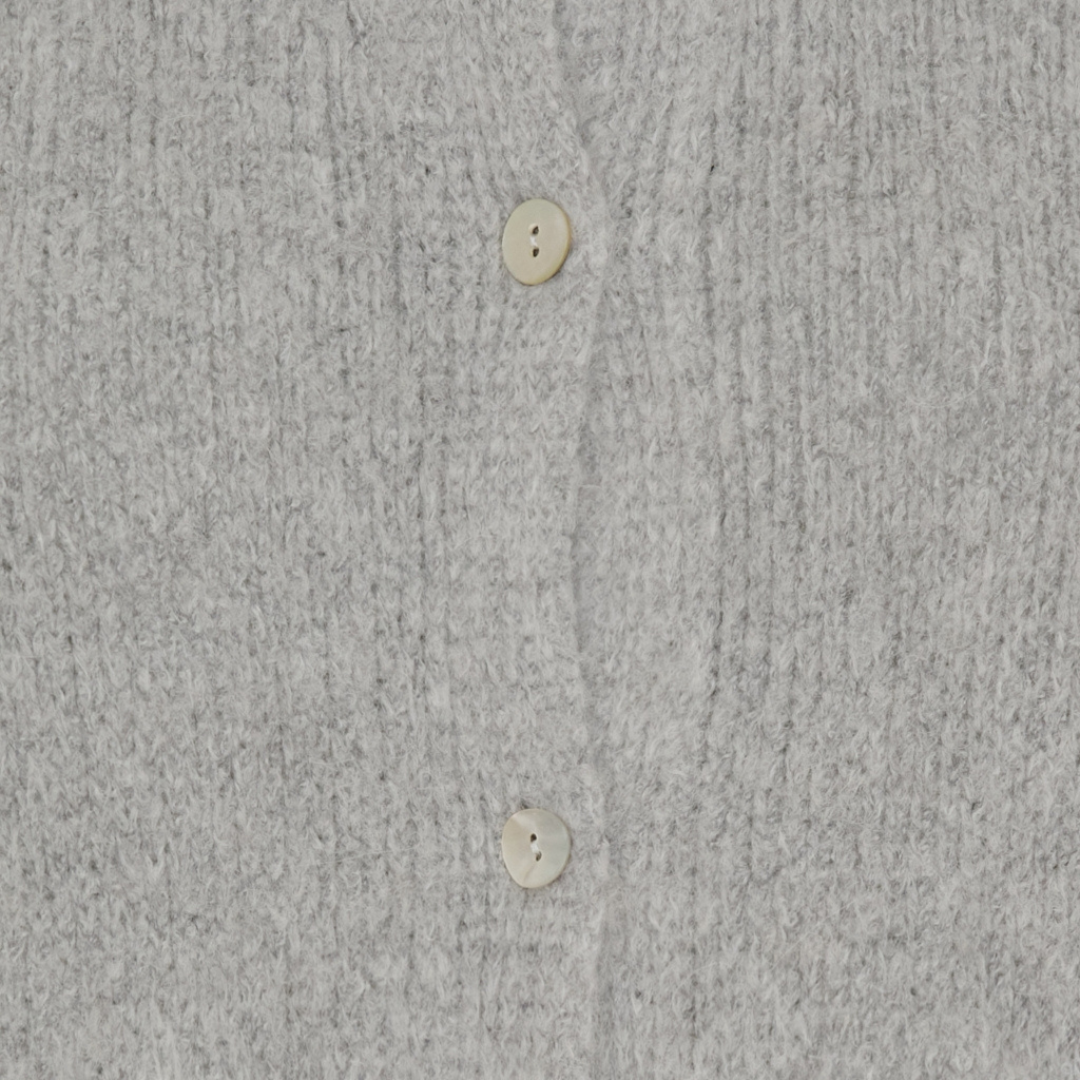MARTA DU CHATEAU - CARDIGAN - JULIANA 2413 - LIGHT GREY