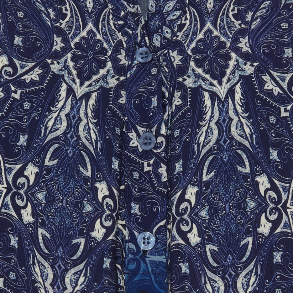 MARTA DU CHATEAU - SKJORTE - ASTRID 8128 - BLUE SCURO
