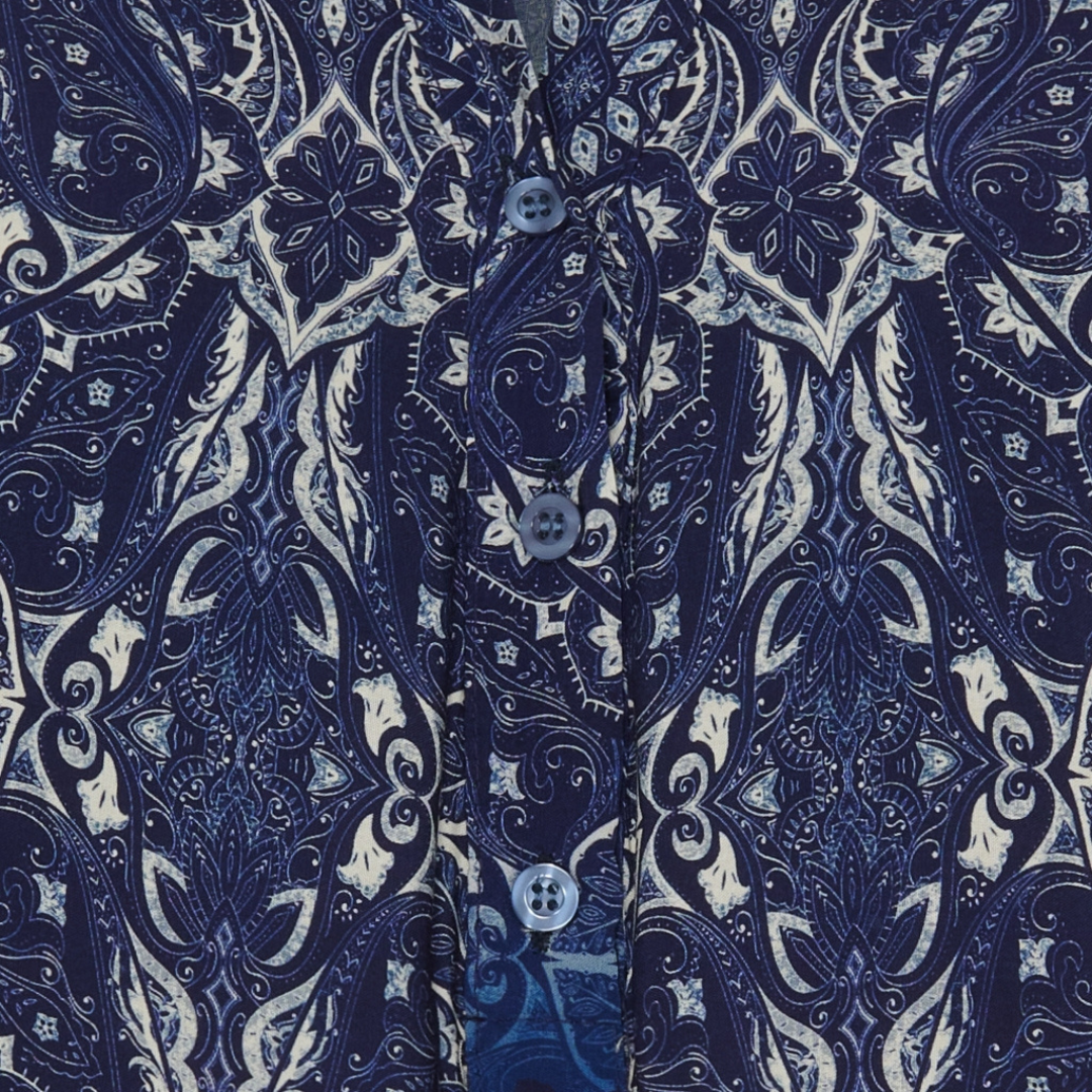 MARTA DU CHATEAU - SKJORTE - ASTRID 8128 - BLUE SCURO