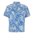 SOFT REBELS - SKJORTE - ELEANOR FREEDOM SR125-702 - MICROSCOPE PRINT ULTRAMARINE