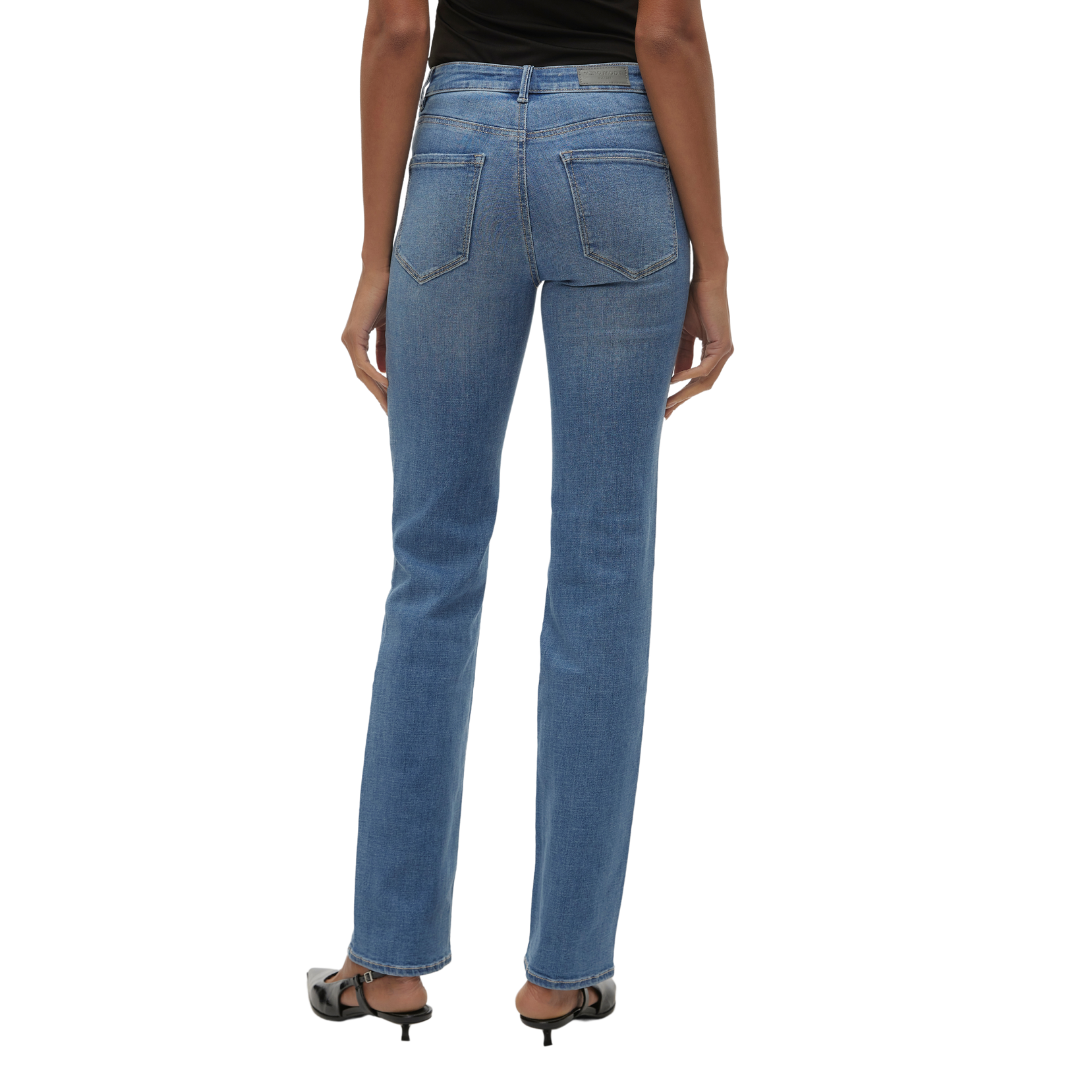 VERO MODA - JEANS - FLASH STRAIGHT 10306823 - MEDIUM BLUE DENIM