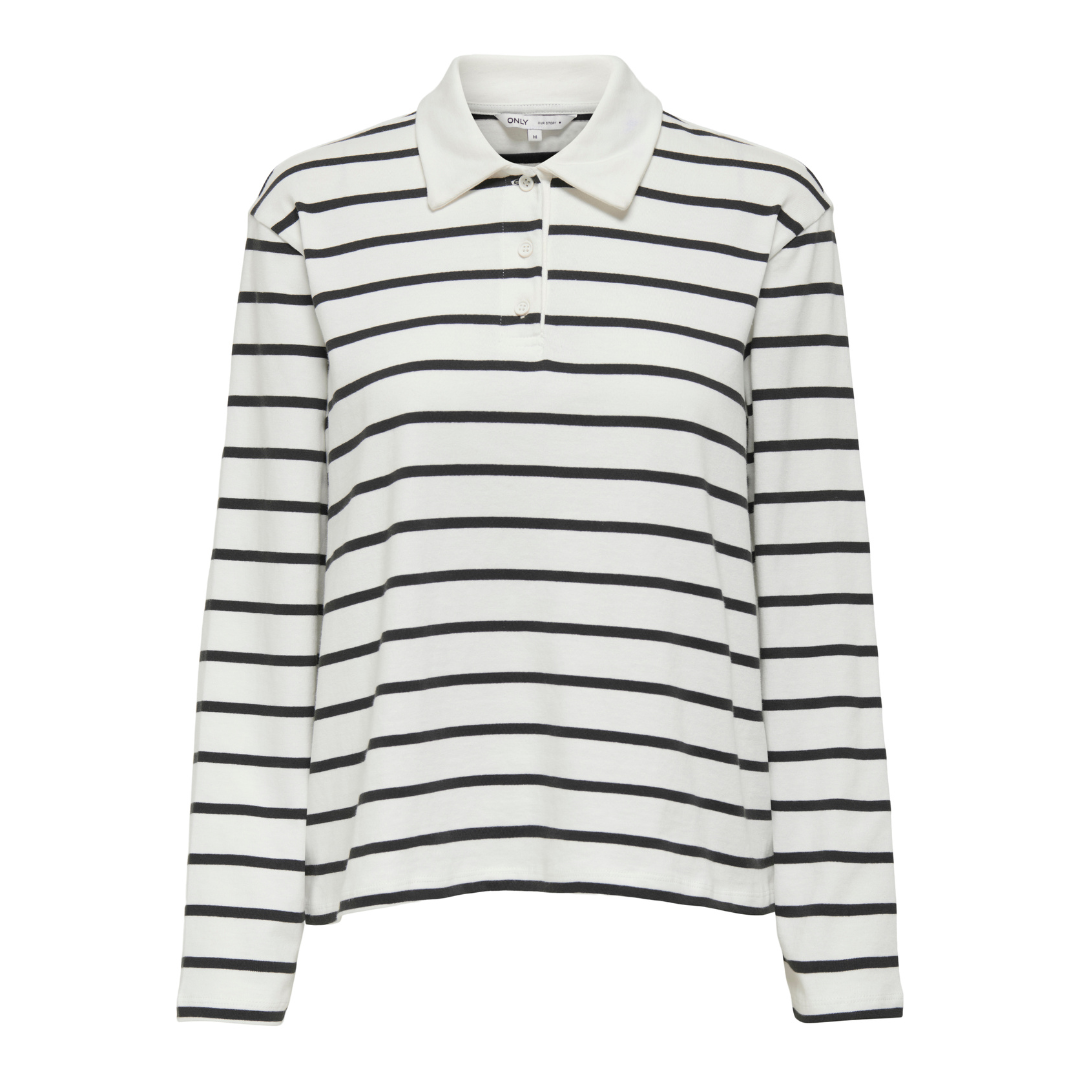 ONLY - POLO - SIRA 15356460 - NIGHT SKY STRIPES
