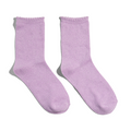 PIECES - STRØMPE - SEBBY 17078534 - PINK LAVENDER TONED LUREX