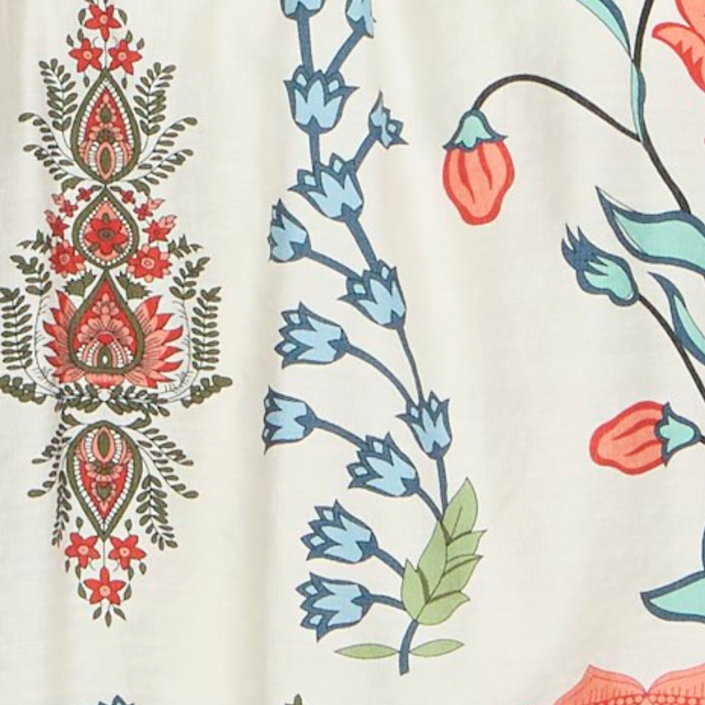 PULZ - BLUSE - DORTE 50208949 - ANTIQUE WHITE PRINTED