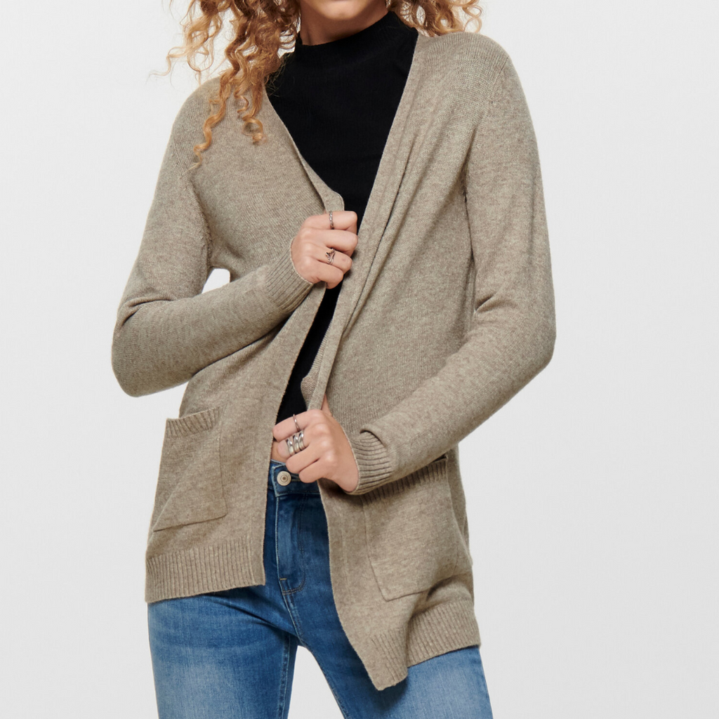 ONLY - CARDIGAN - LESLY 15174274 - BEIGE MELANGE