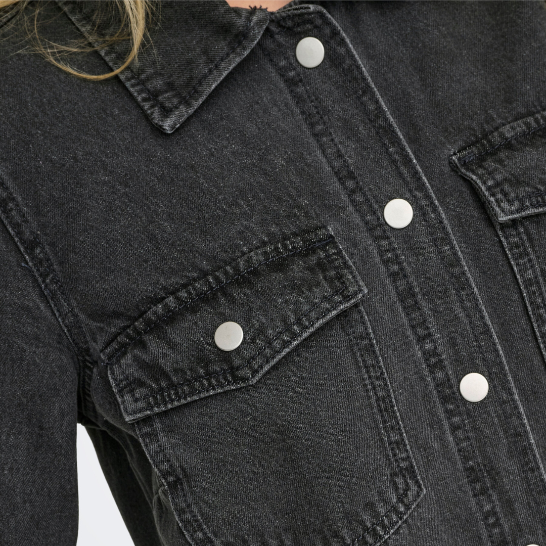 ONLY - DENIMKJOLE - BELLE 15324384 - WASHED BLACK