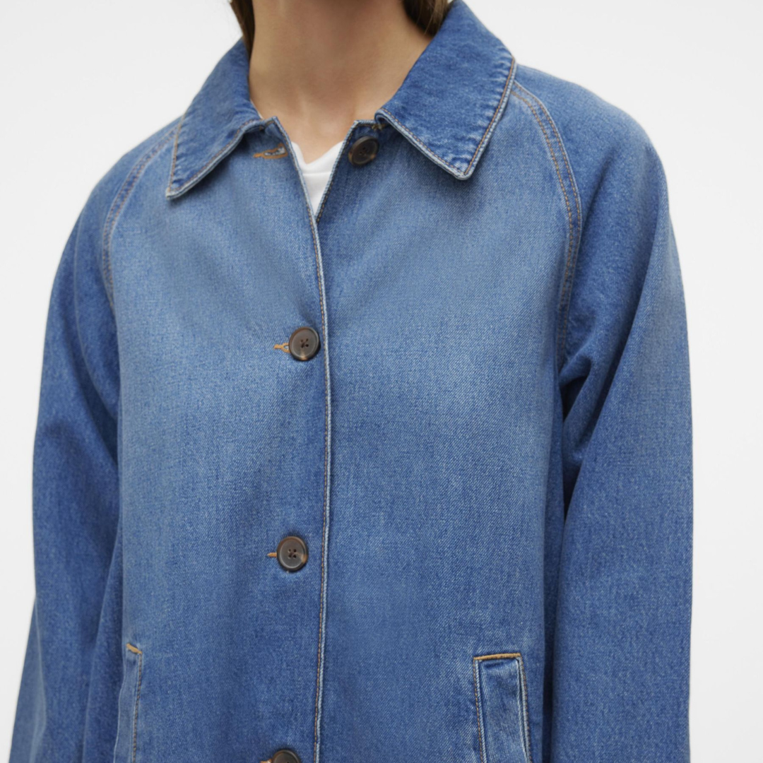 VERO MODA - DENIMJAKKE - SOPHIE 10323498 - MEDIUM BLUE DENIM