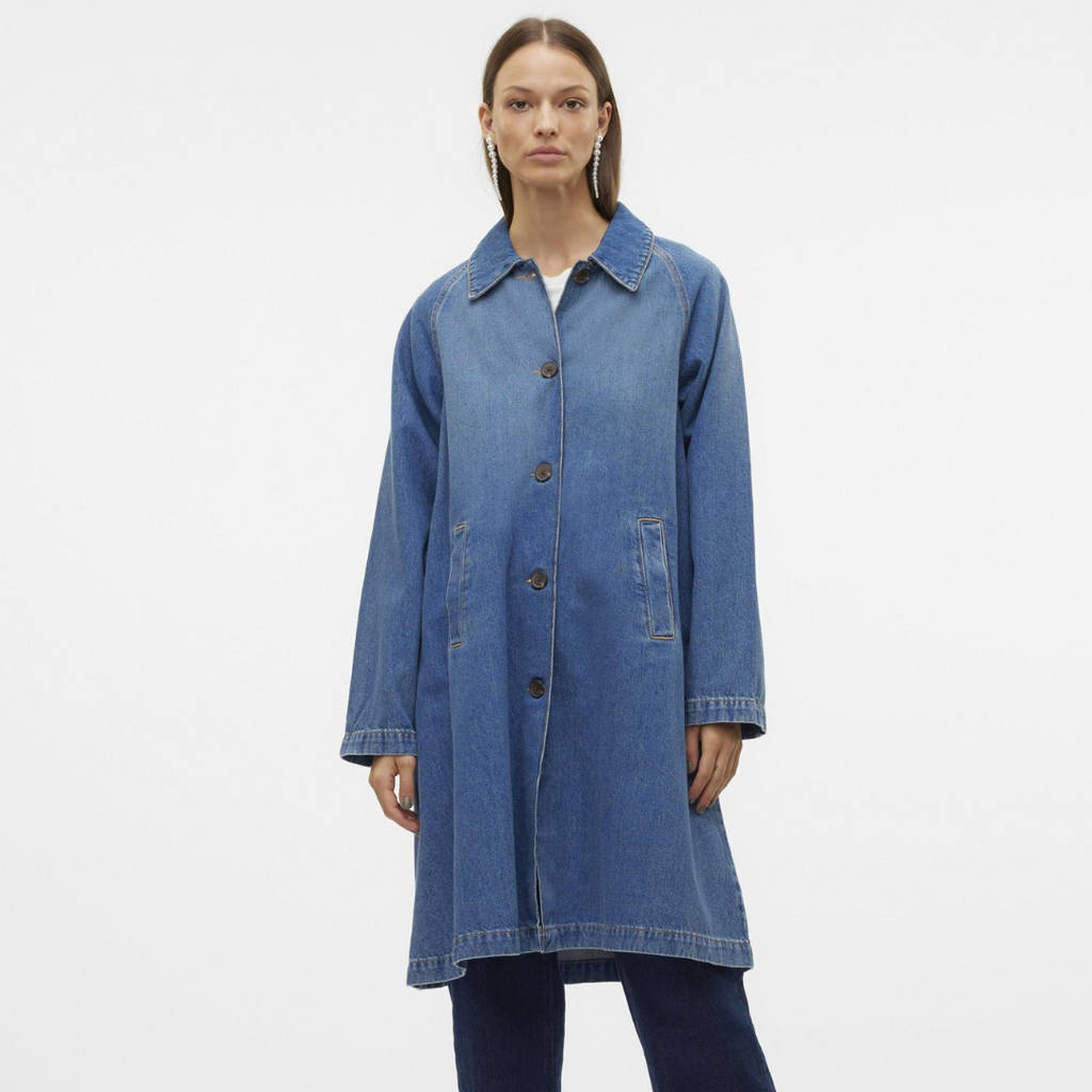 VERO MODA - DENIMJAKKE - SOPHIE 10323498 - MEDIUM BLUE DENIM