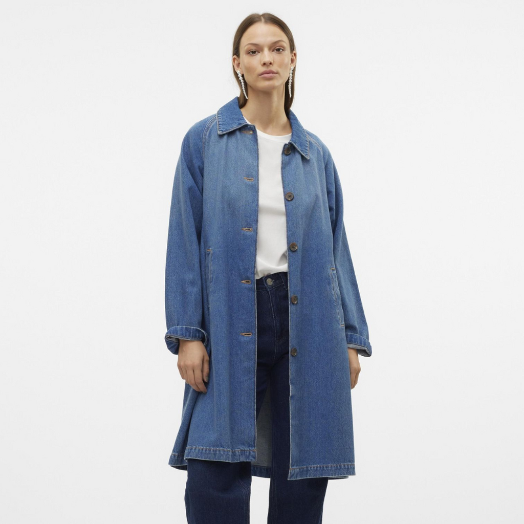 VERO MODA - DENIMJAKKE - SOPHIE 10323498 - MEDIUM BLUE DENIM