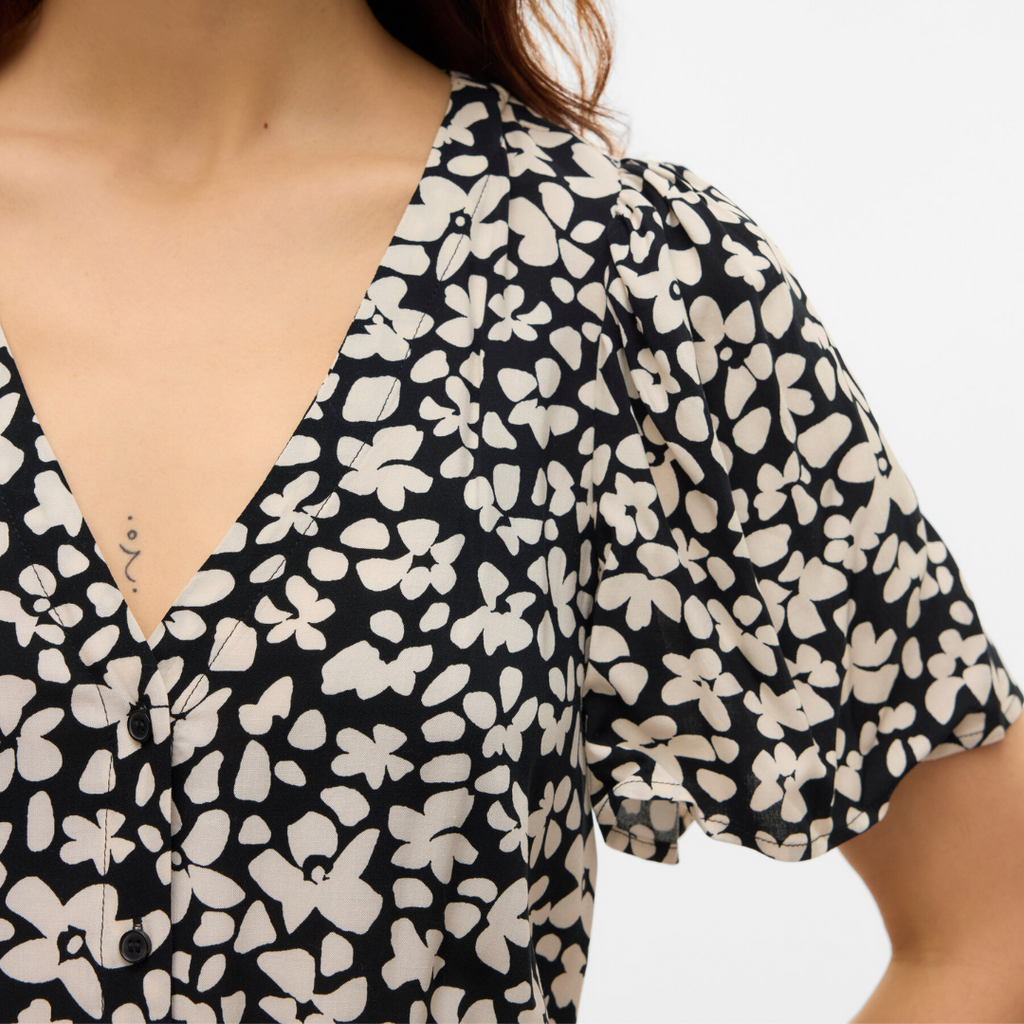 VERO MODA - BLUSE - ALBA 10325871 - BLACK SUSSIE