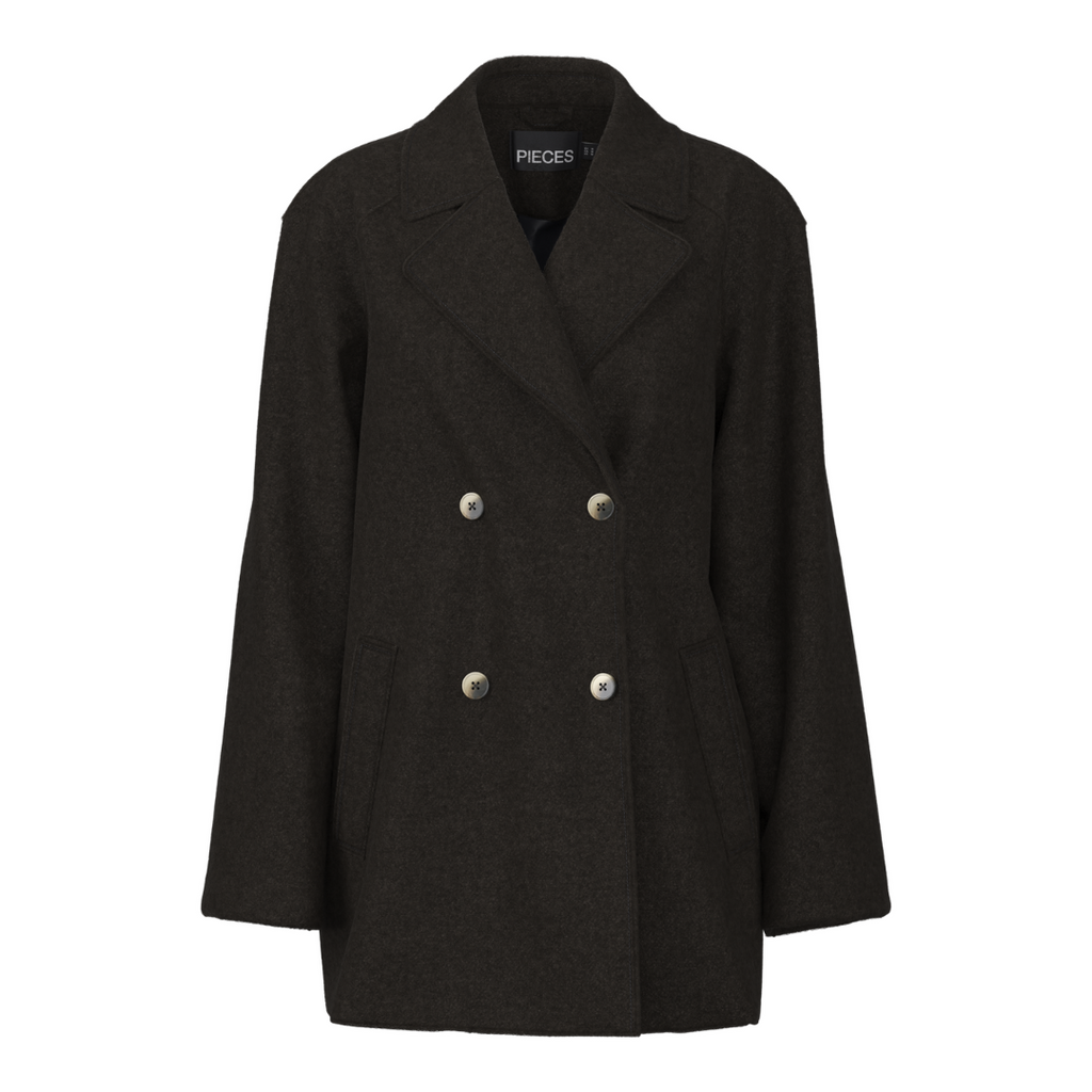 PIECES - FRAKKE - MARBEL 17152808 - MOLE MELANGE