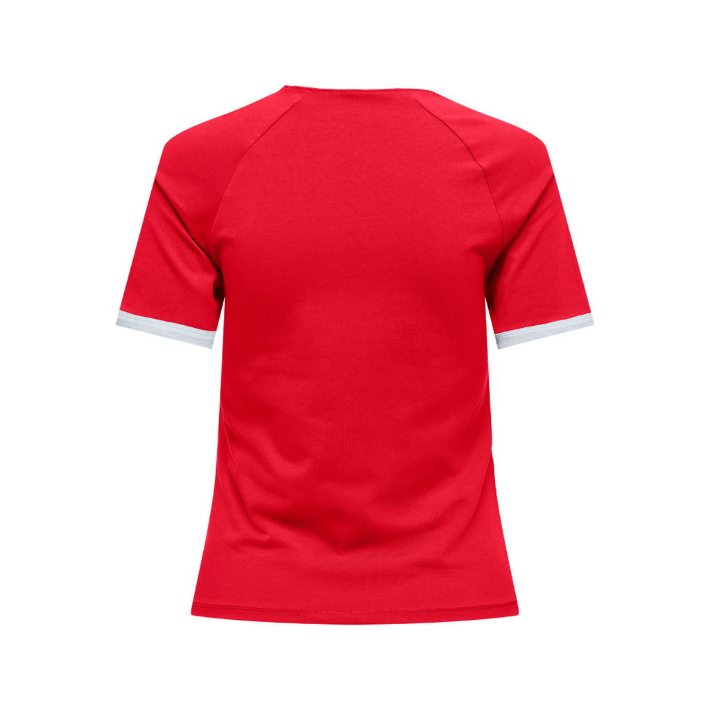 ONLY - T-SHIRT - CHOICE 15343575 - TRUE RED 95 LOGO