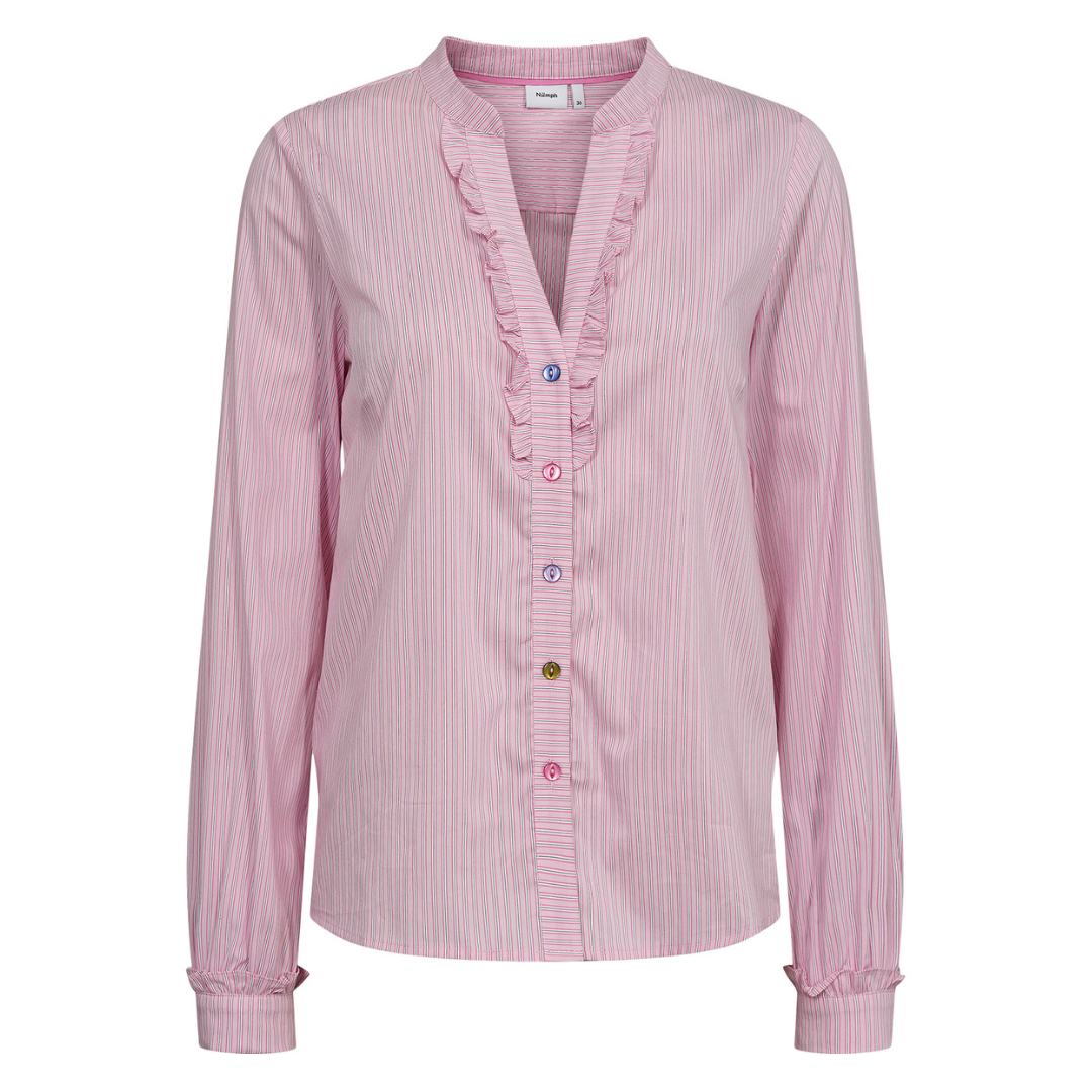 NÜMPH - SKJORTE - FARRAH 705031 - PINK LADY