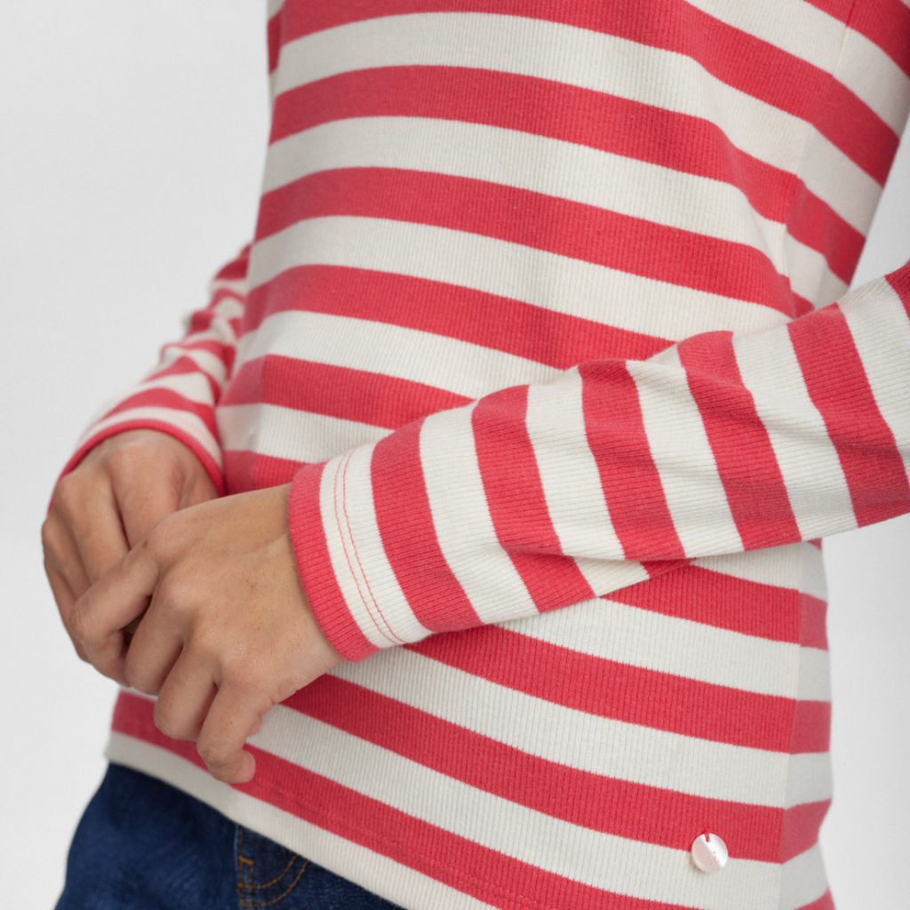 NÜMPH - BLUSE - MIXIE 703933 - GERANIUM
