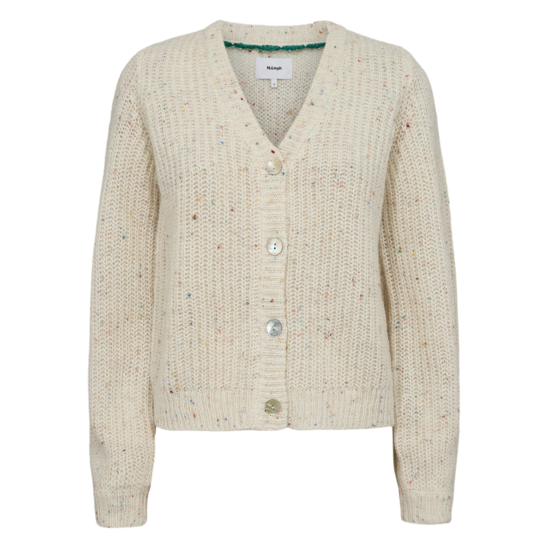 NÜMPH - CARDIGAN - MILANI 705094 - CLOUD DANCER