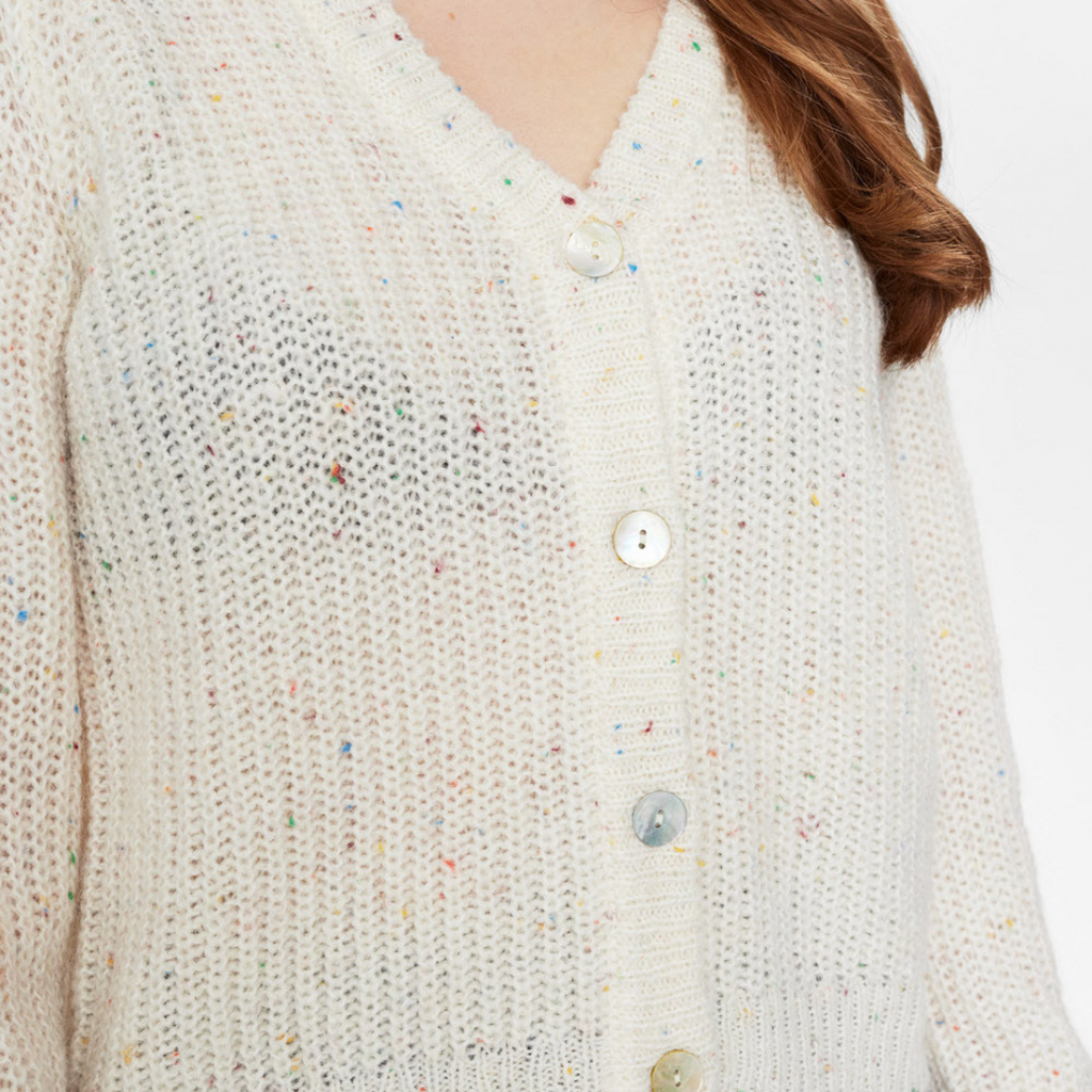 NÜMPH - CARDIGAN - MILANI 705094 - CLOUD DANCER