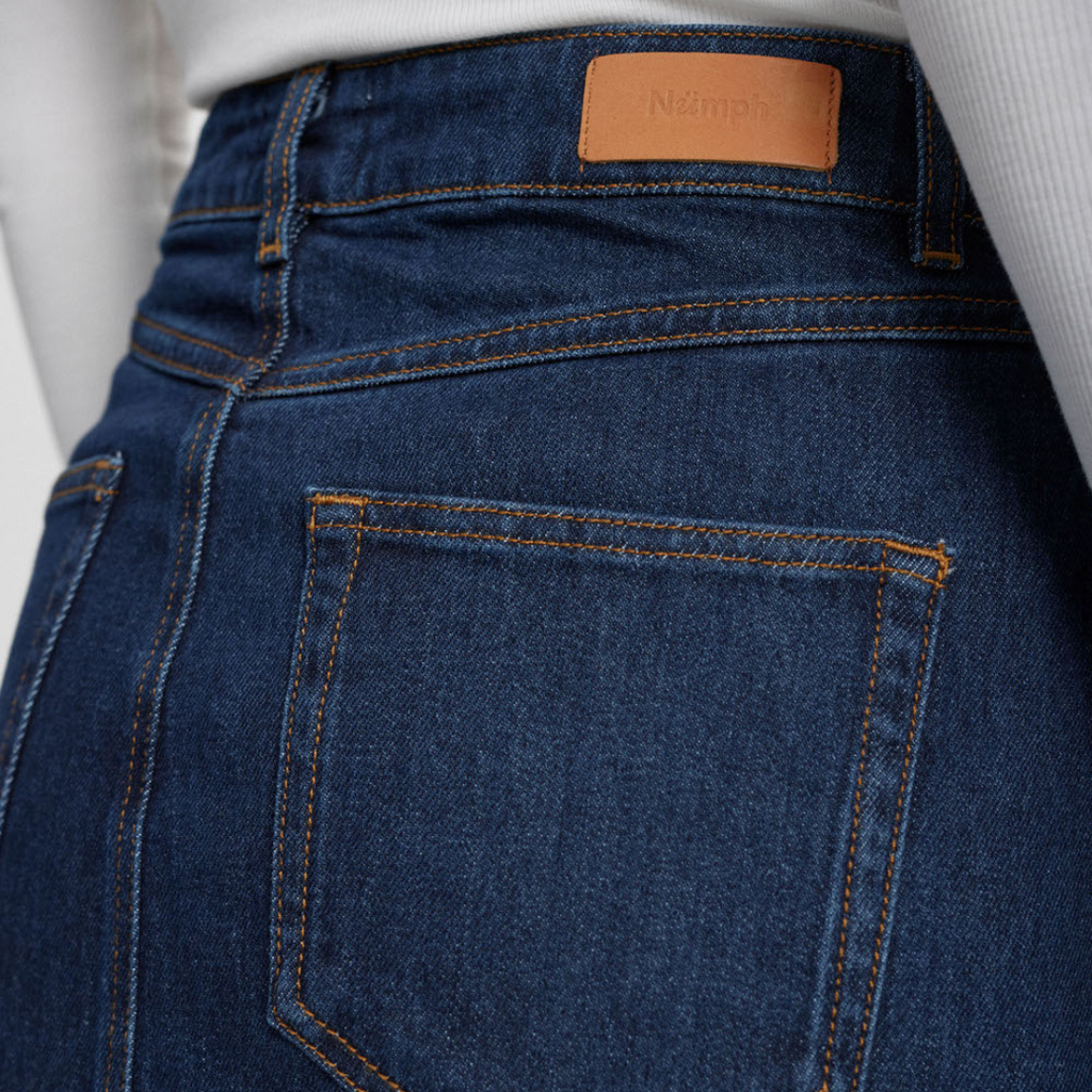 NÜMPH - NEDERDEL - LONDON 705189 - DARK BLUE DENIM